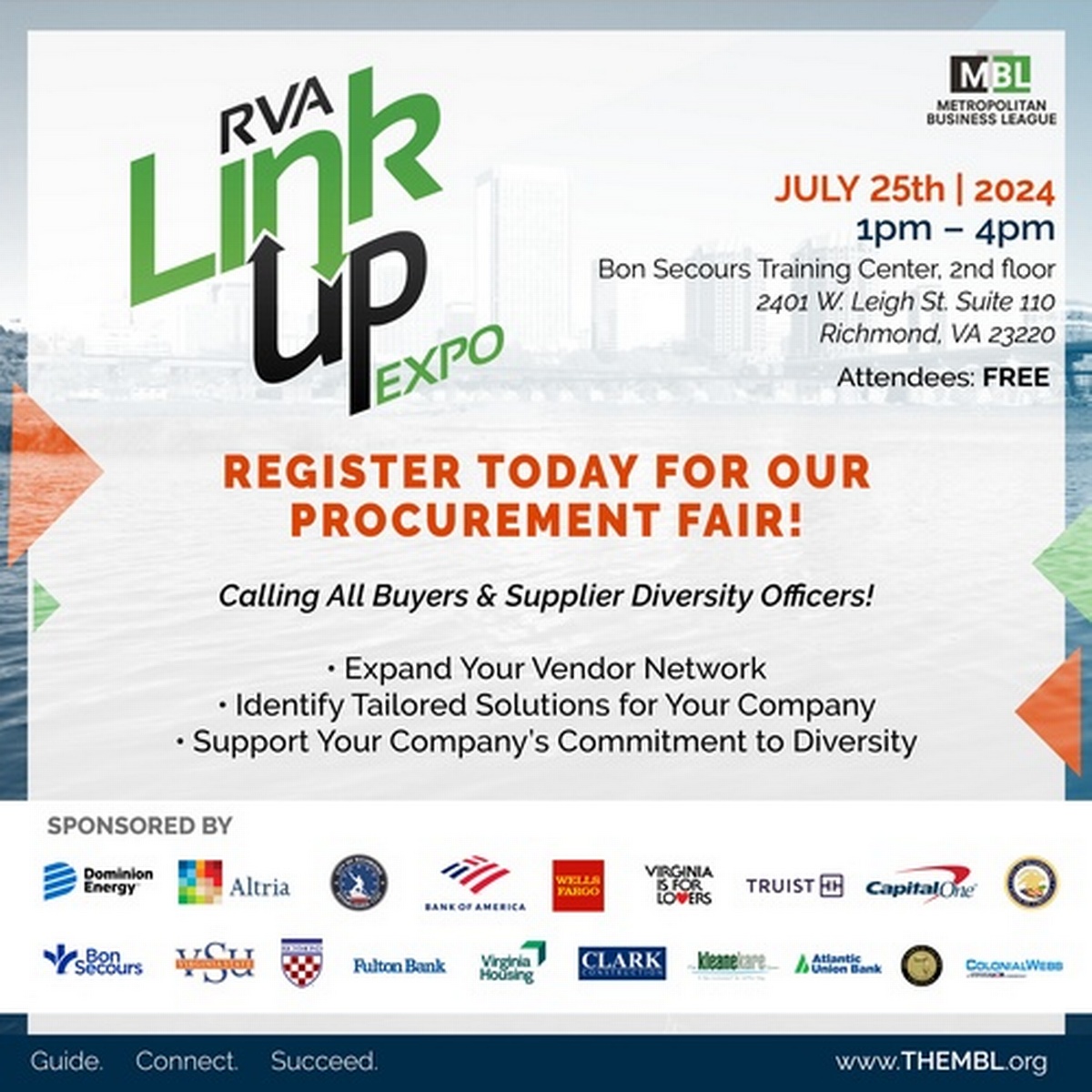 2024 VENDORS ONLY RVA LinkUP Jul 25, 2024 Events